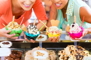 ice cream shop machines